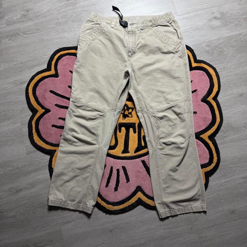 Mountain Hardwear Cordoba Belted Canvas Utility Pants Size 36x32 Khaki